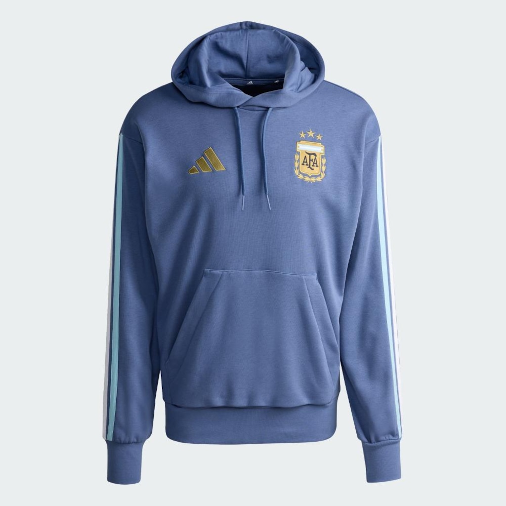 Imagem 2 do produto Blusão de Moletom com Capuz Adidas Argentina DNA Masculino