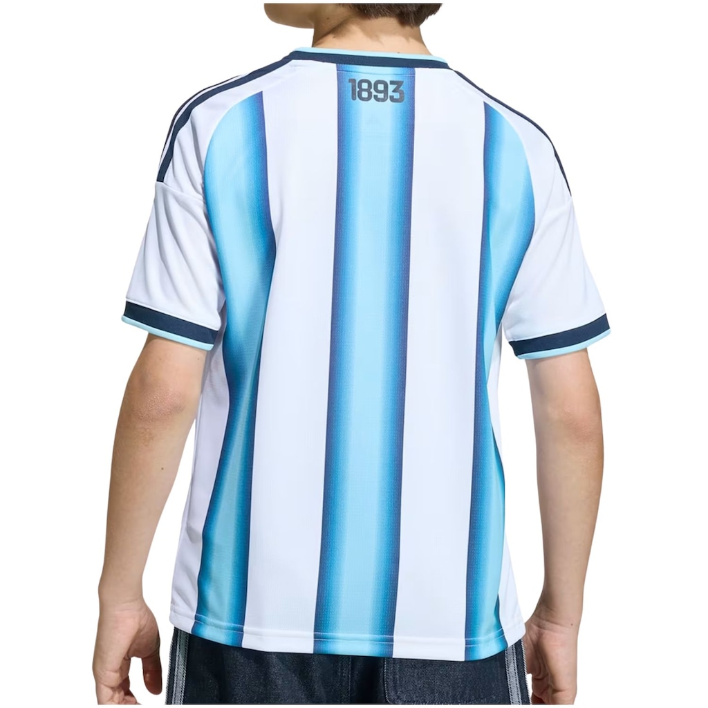Imagem 3 do produto Camisa adidas Titular da Seleção Argentina 26/27 Messi Infantil