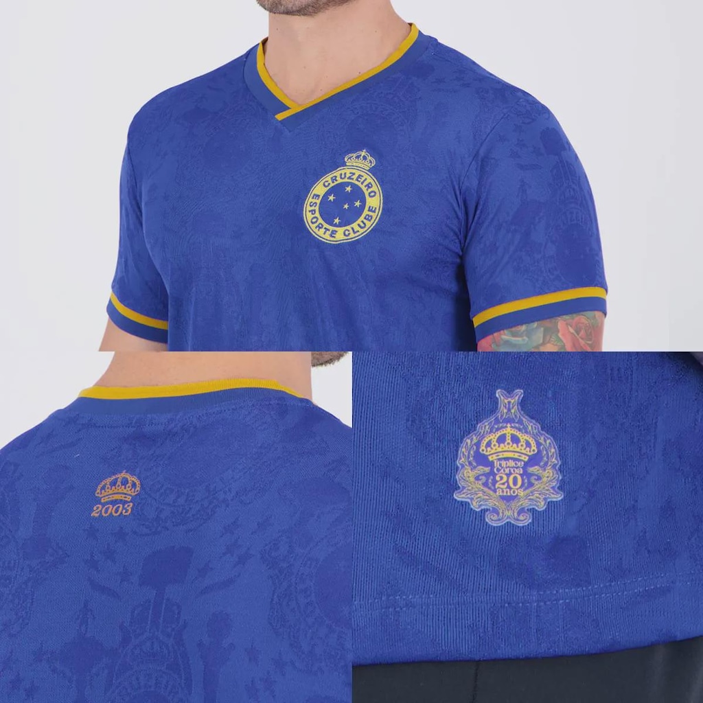 Imagem 5 do produto Camisa Cruzeiro Tríplice Coroa I 2003 Masculina