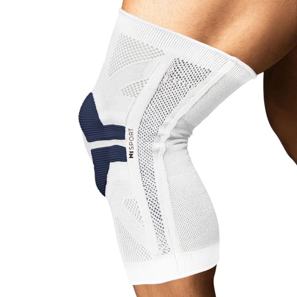 Imagem 2 do produto Joelheira N1 Sport Pro com haste Lateral e Gel - 1 Unidade