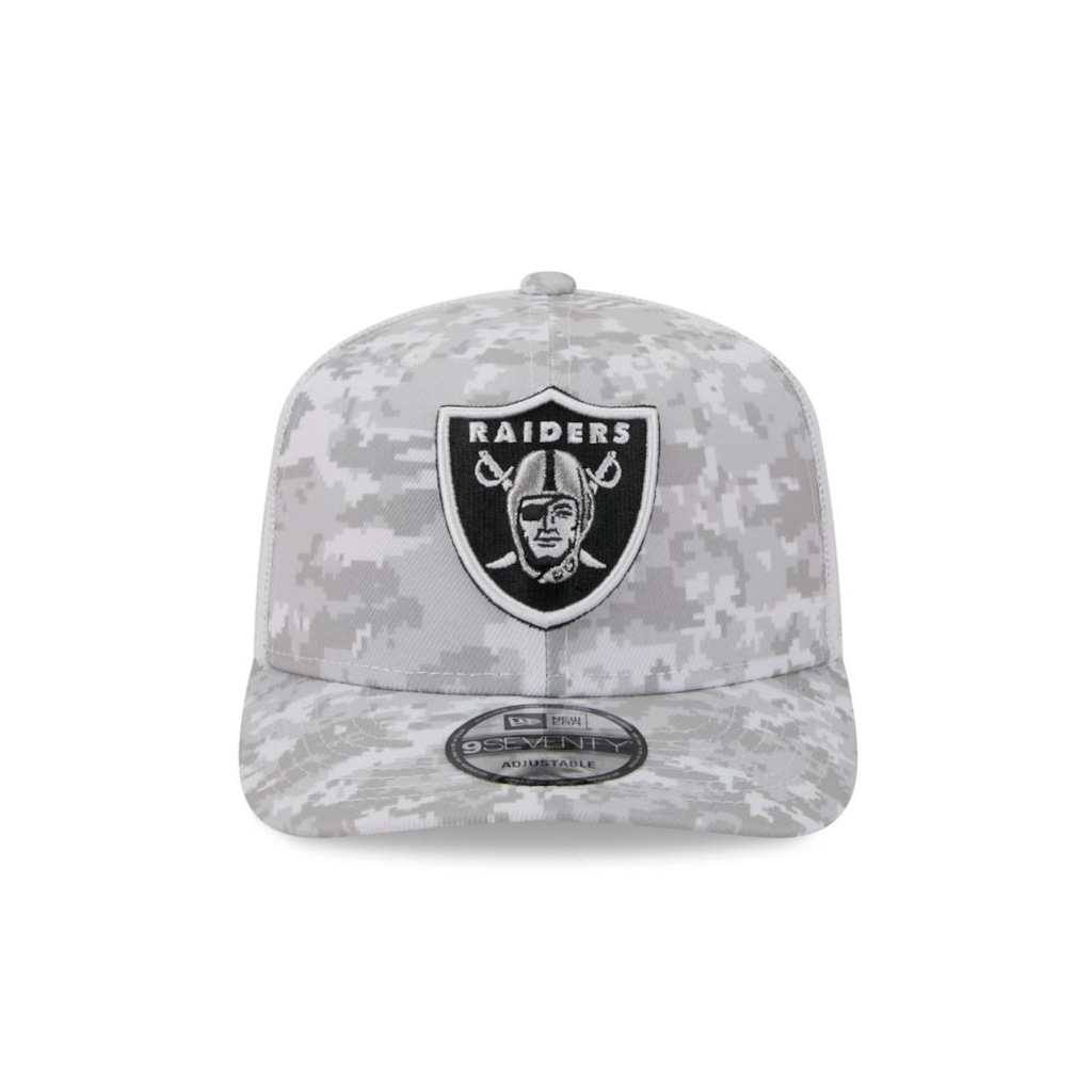 Imagem 2 do produto Boné New Era 9Seventy Las Vegas Raiders NFL Salute Service 2025 Masculino