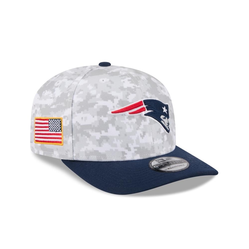Imagem 3 do produto Boné New Era 9Seventy New England Patriots NFL Salute Service 2025 Militar New Era Masculino