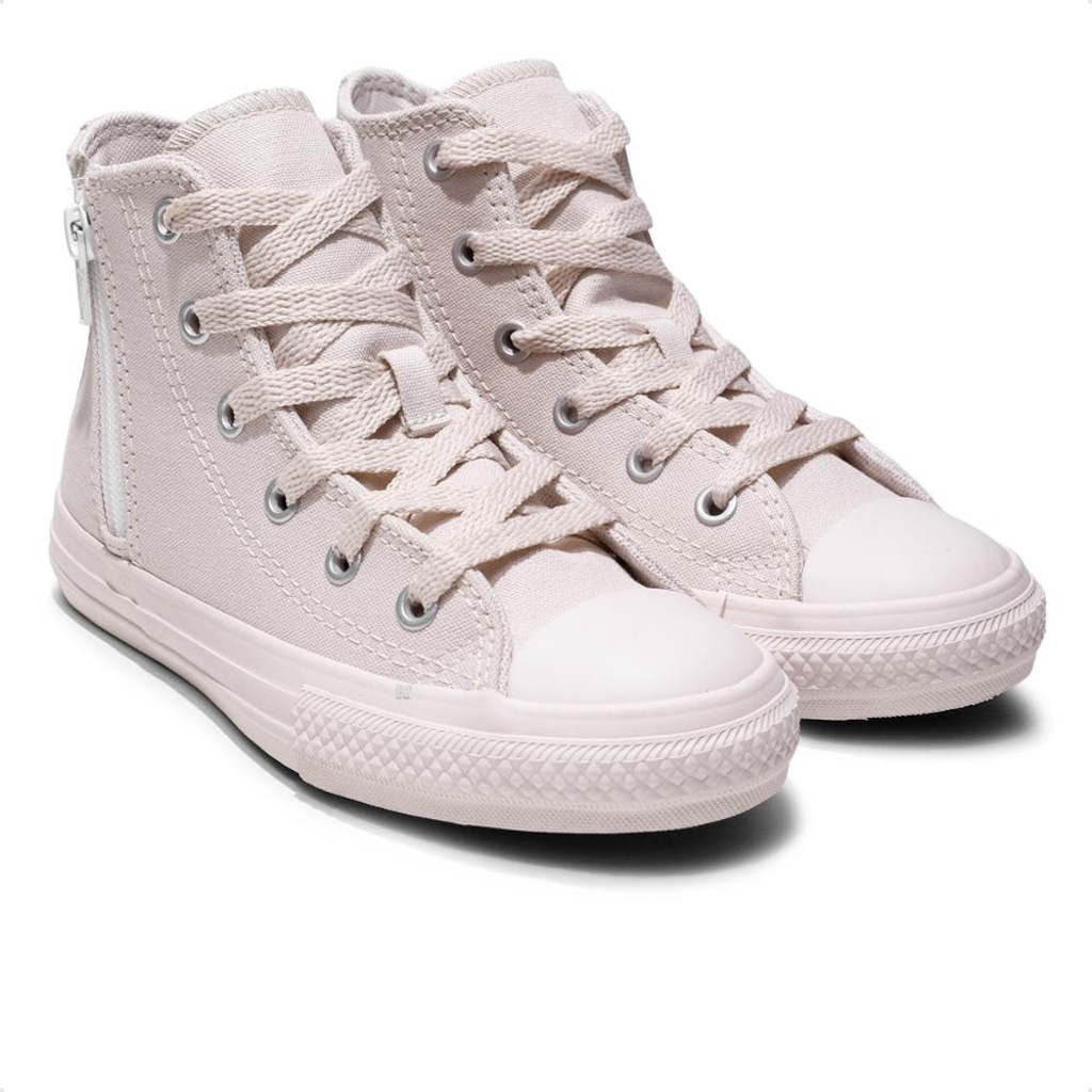 Imagem 3 do produto Tênis Infantil Converse All Star Side Zip Modern Mono Cano Alto