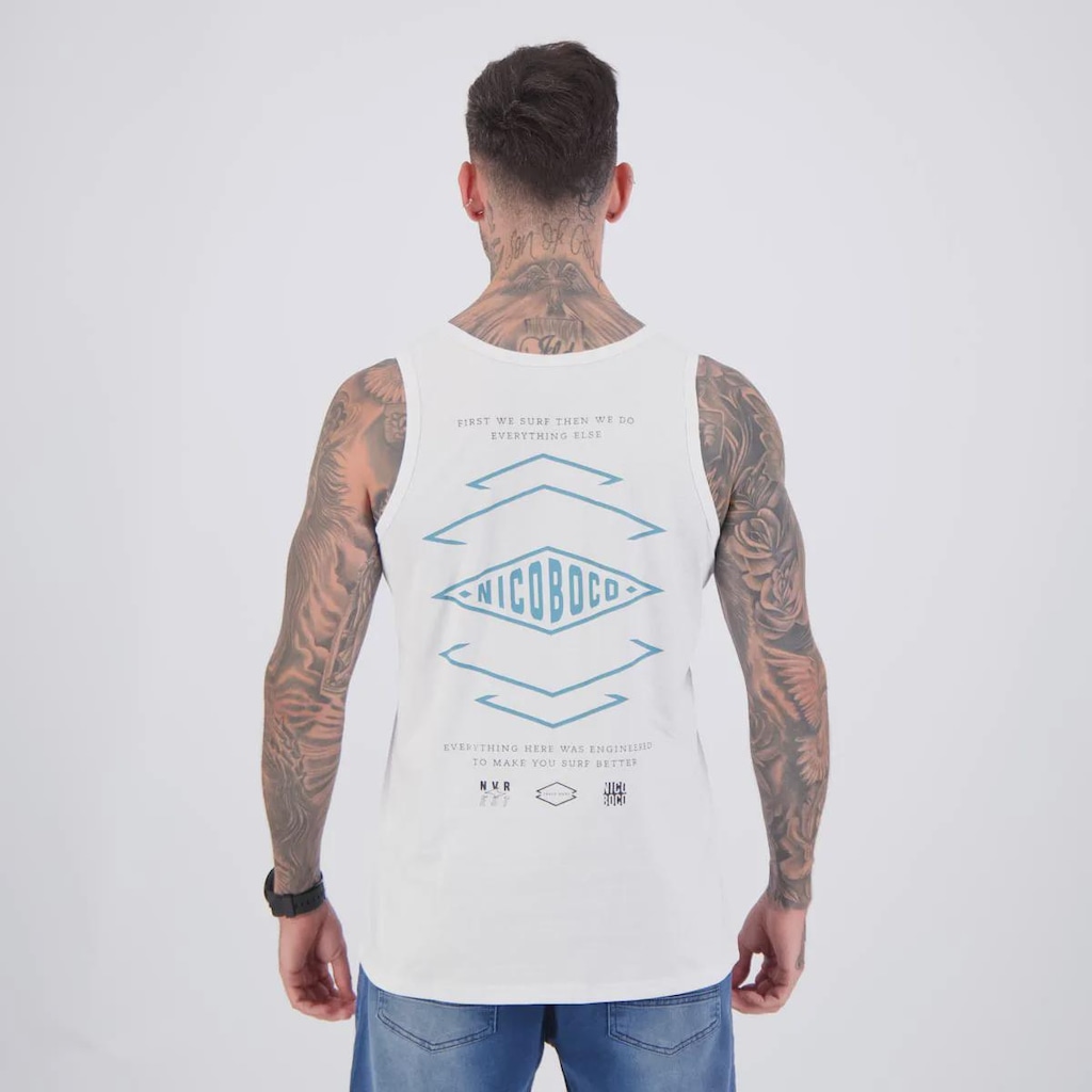Imagem 5 do produto Kit 03 Regatas Nicoboco Masculina