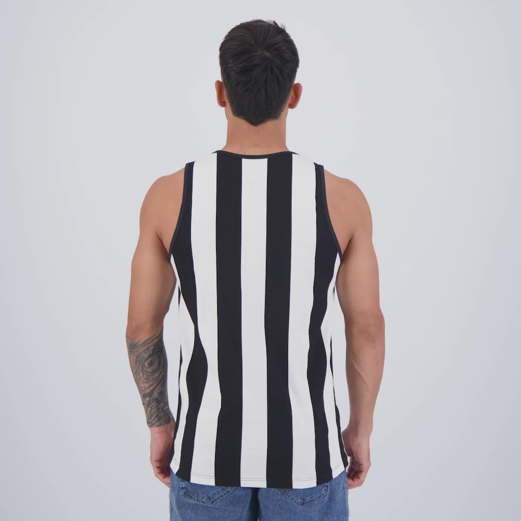 Imagem 4 do produto Regata Botafogo Retro 1962 Home Listrada Masculina