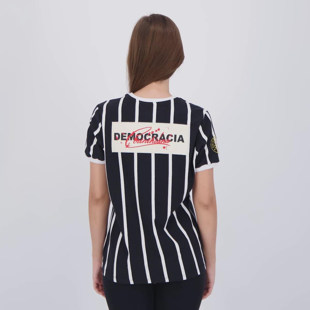 Imagem 4 do produto Camisa Corinthians Democracia Retrô Feminina