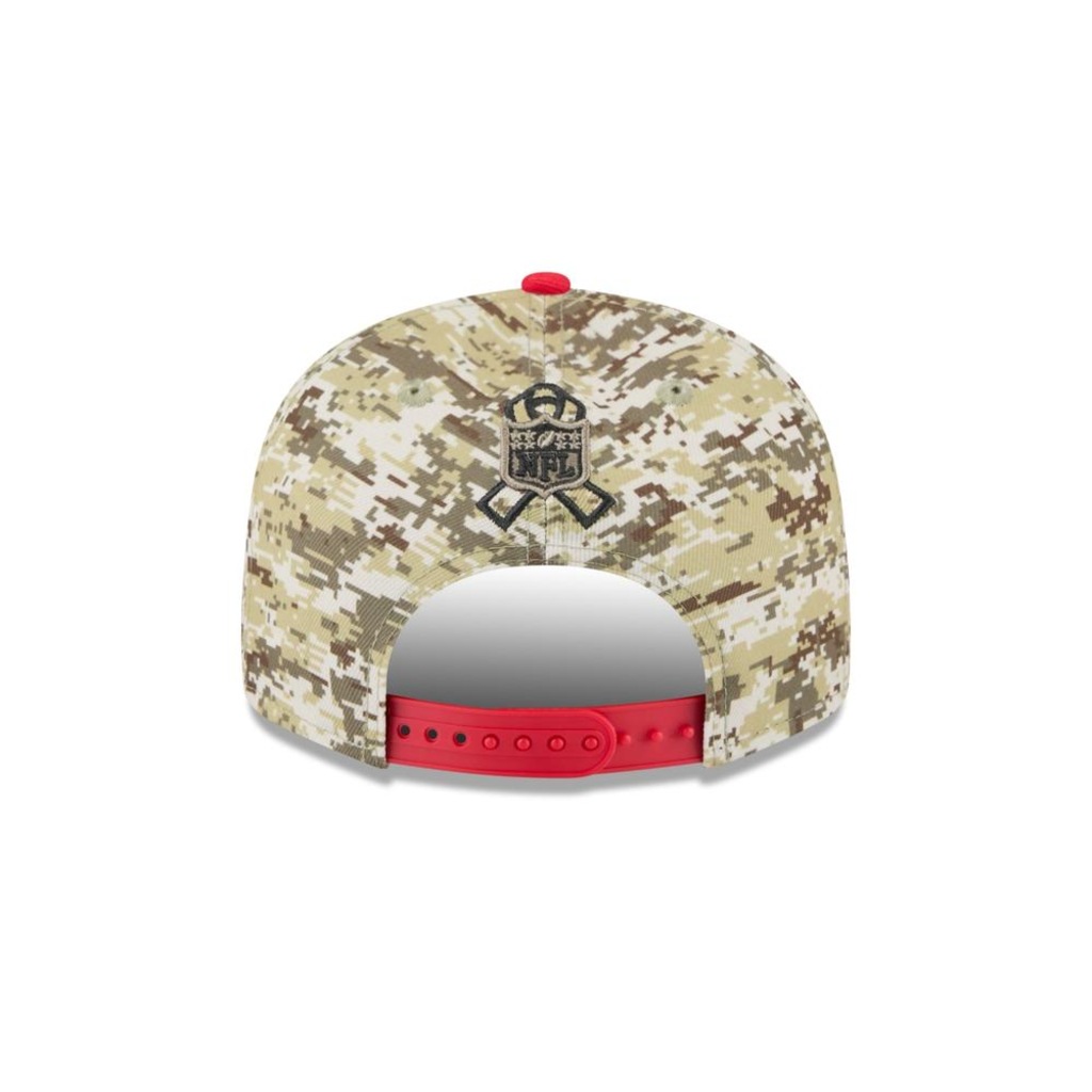 Imagem 4 do produto Boné New Era 9Fifty Kansas City Chiefs NFL Salute Service 2025 Masculino