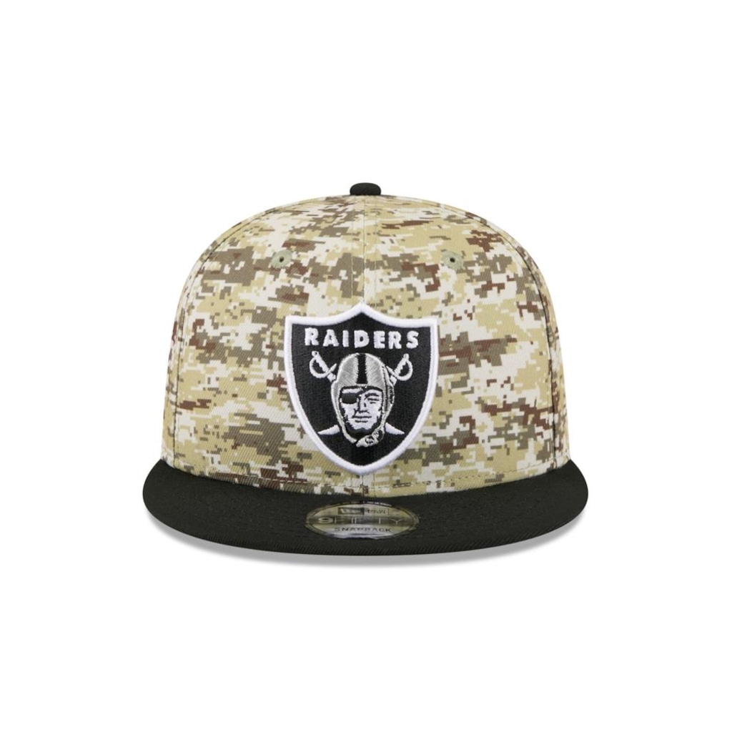 Imagem 2 do produto Boné New Era 9Fifty Las Vegas Raiders NFL Salute Service 2025 Masculino