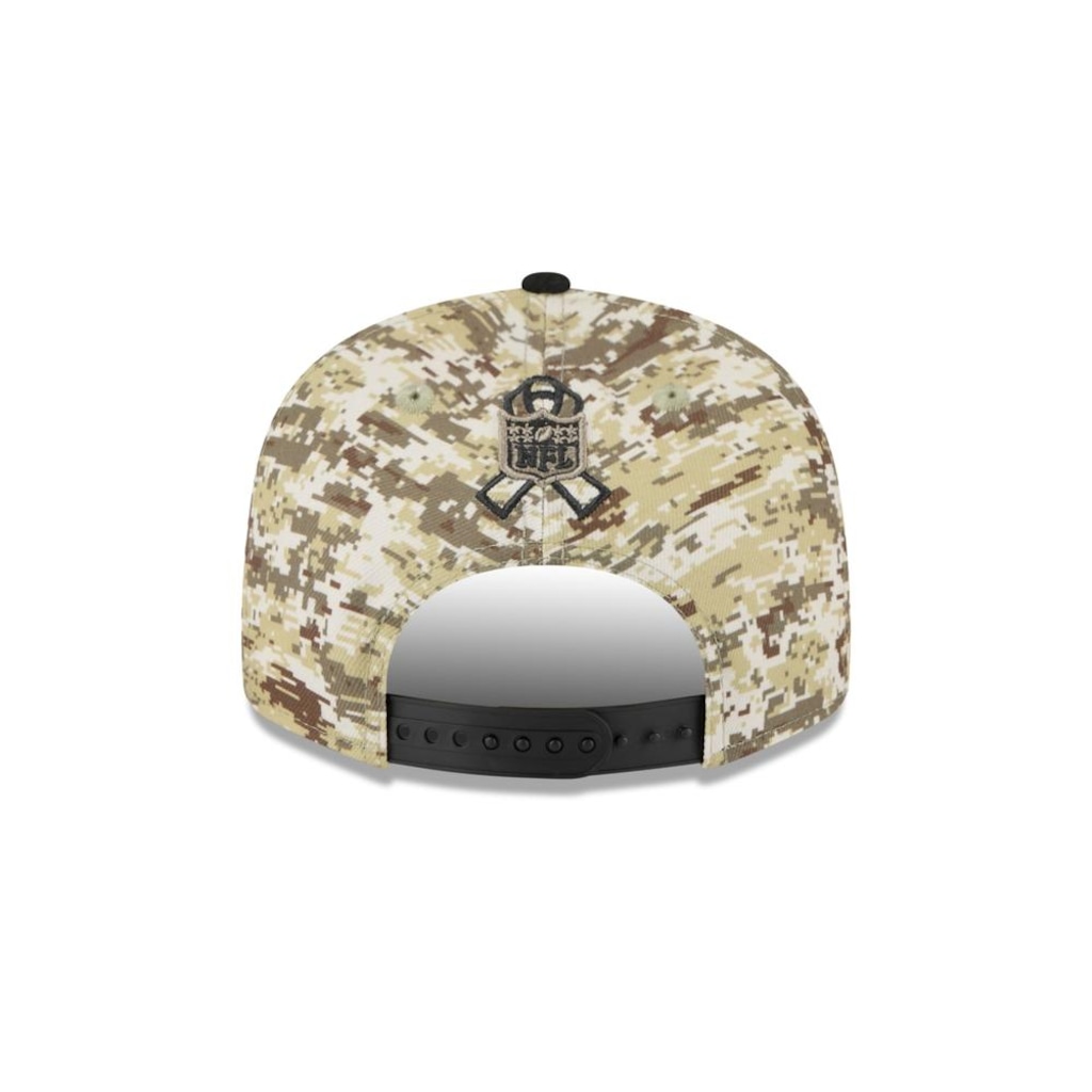 Imagem 4 do produto Boné New Era 9Fifty Las Vegas Raiders NFL Salute Service 2025 Masculino