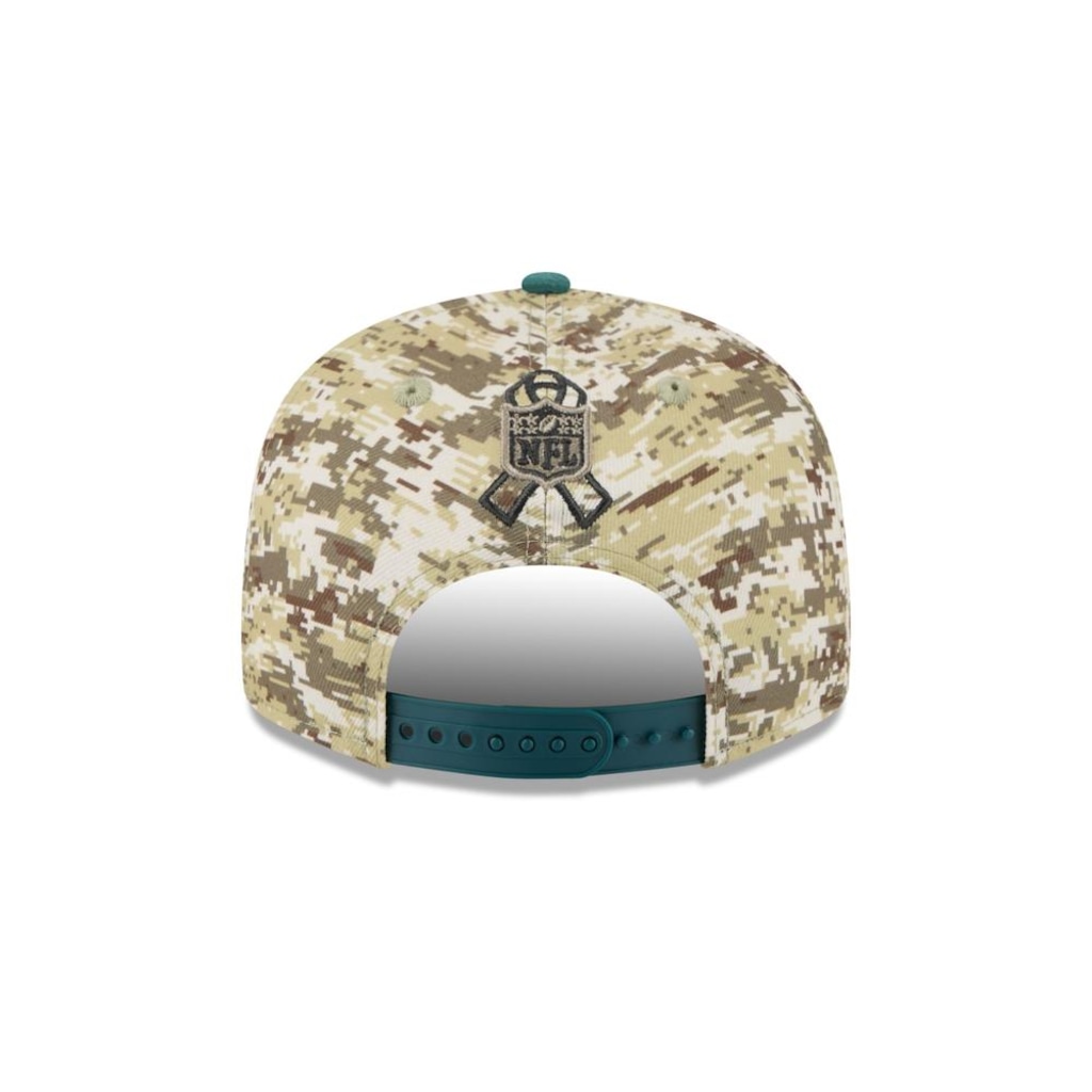 Imagem 4 do produto Boné New Era 9Fifty Philadelphia Eagles NFL Salute Service 2025 Masculino