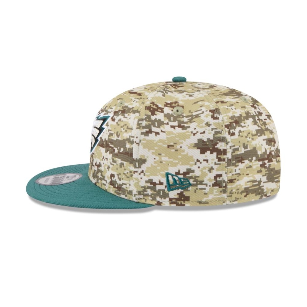 Imagem 5 do produto Boné New Era 9Fifty Philadelphia Eagles NFL Salute Service 2025 Masculino