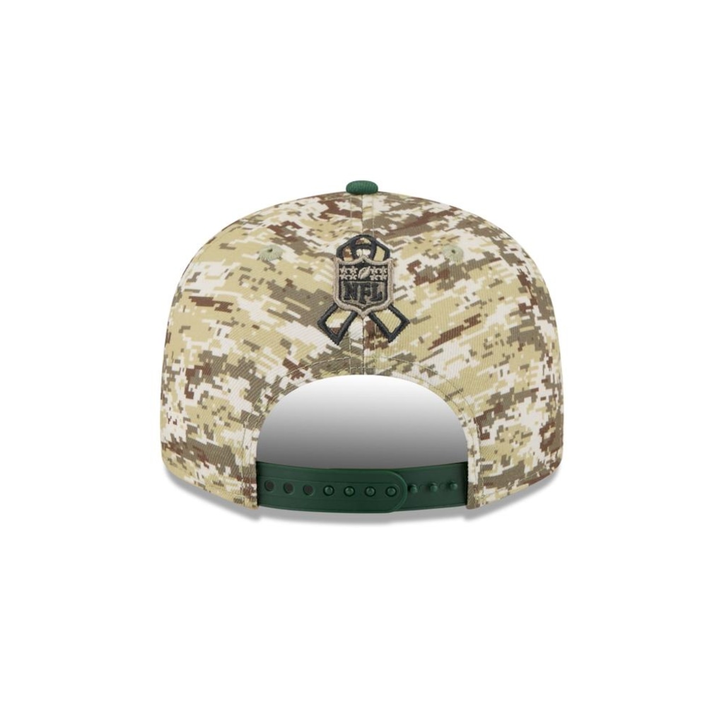 Imagem 4 do produto Boné New Era 9Fifty Green Bay Packers NFL Salute Service 2025 Masculino