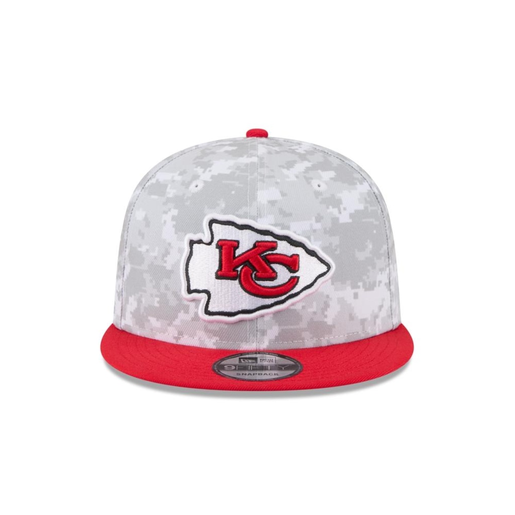 Imagem 2 do produto Boné New Era 9Fifty Kansas City Chiefs NFL Salute Service 2025 Masculino