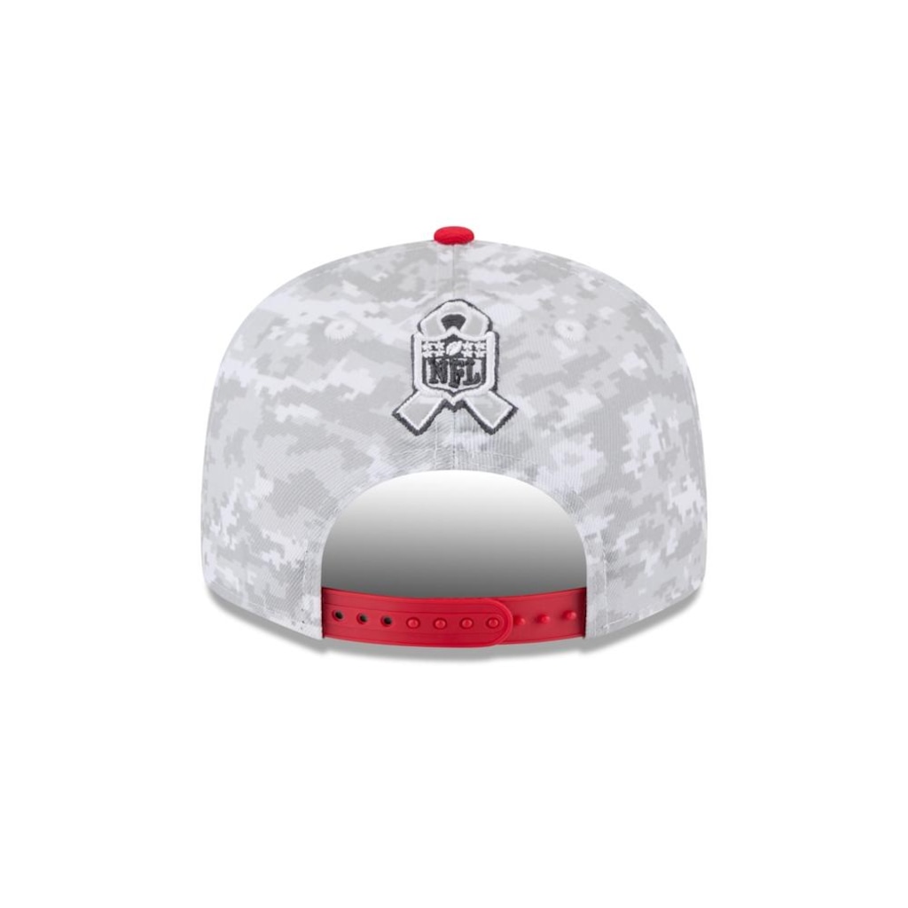Imagem 4 do produto Boné New Era 9Fifty Kansas City Chiefs NFL Salute Service 2025 Masculino