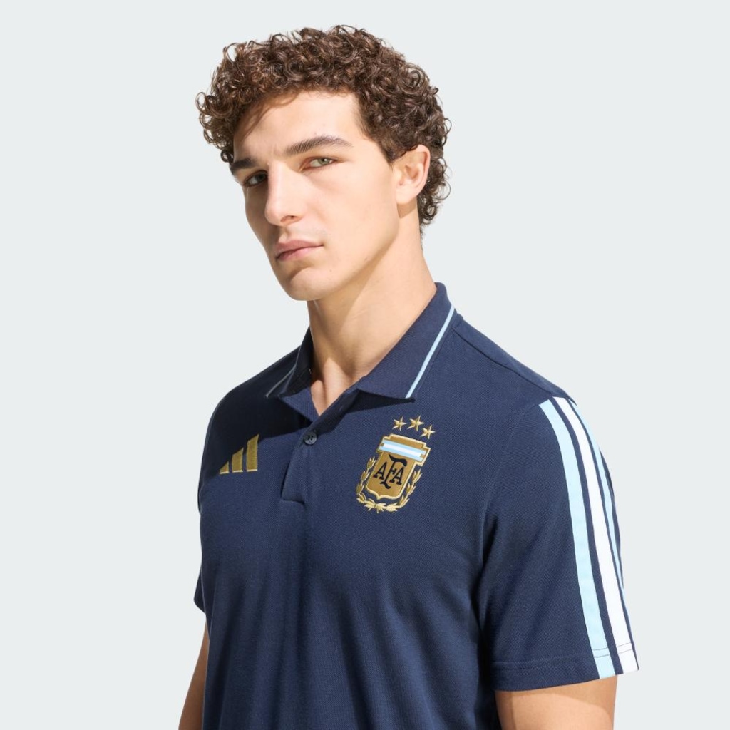 Imagem 5 do produto Camisa Polo Adidas Argentina DNA Masculina