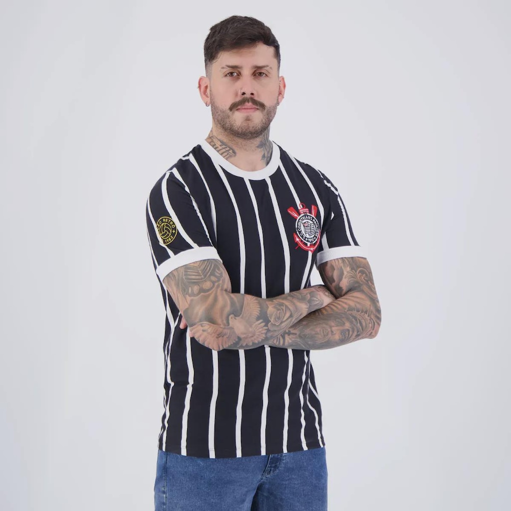 Imagem 2 do produto Camisa Corinthians Democracia Retrô Masculina