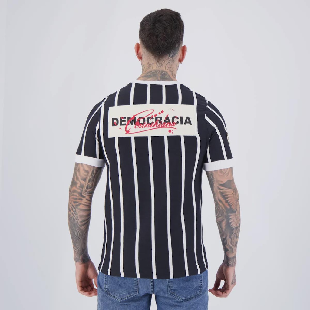 Imagem 4 do produto Camisa Corinthians Democracia Retrô Masculina