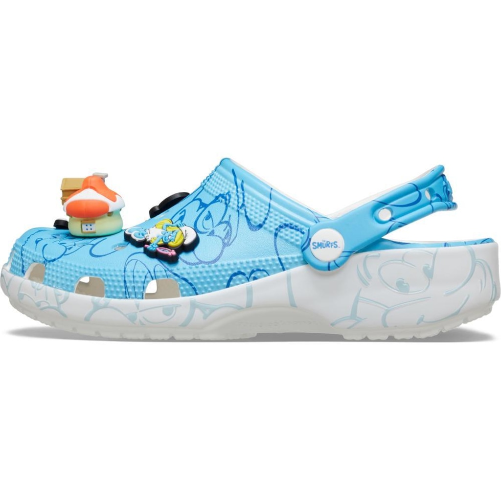 Imagem 3 do produto Sandália Adulto Crocs Smurfs Classic Clog Multi