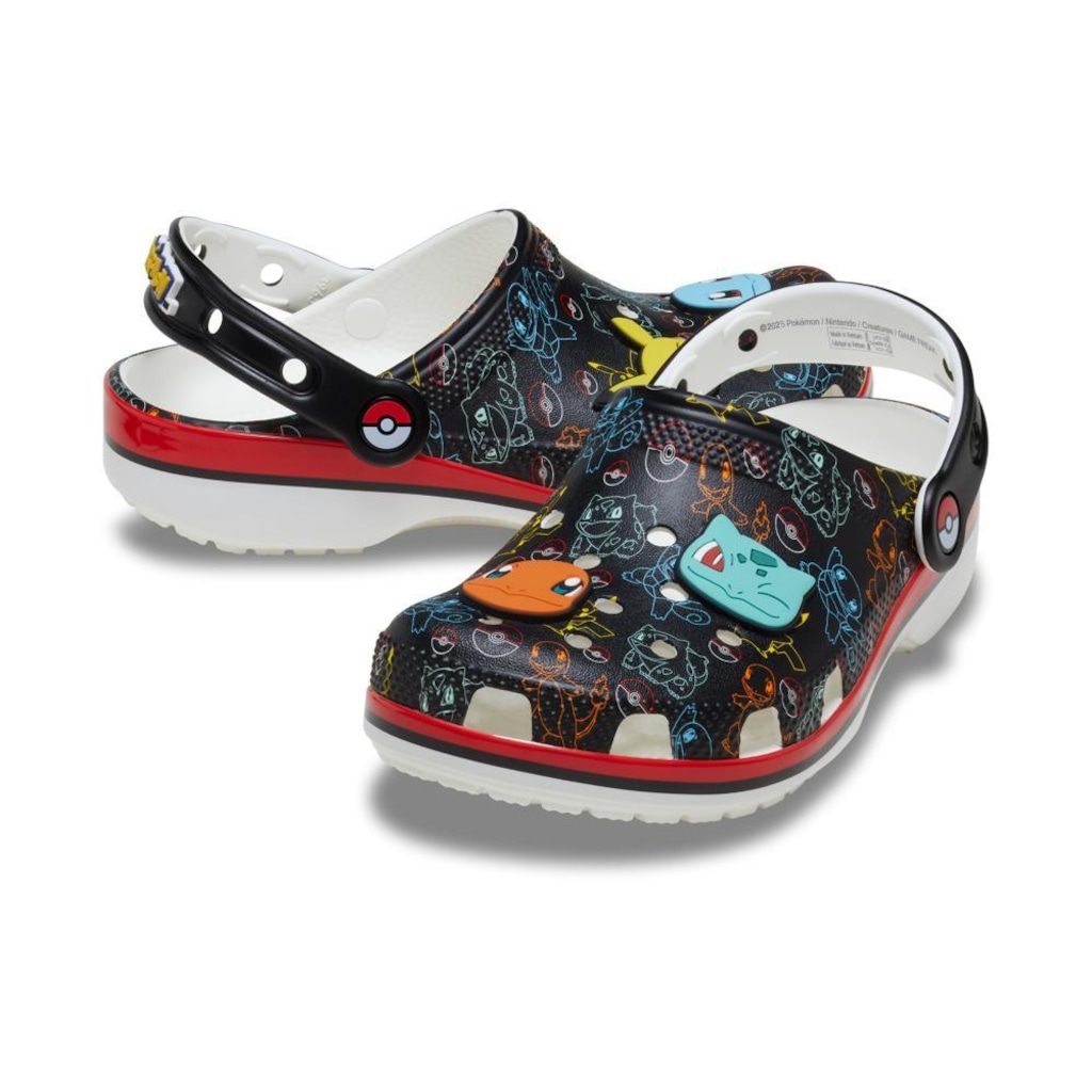 Imagem 4 do produto Sandália Infantil Crocs Classic Pokémon Print Clog T Multi