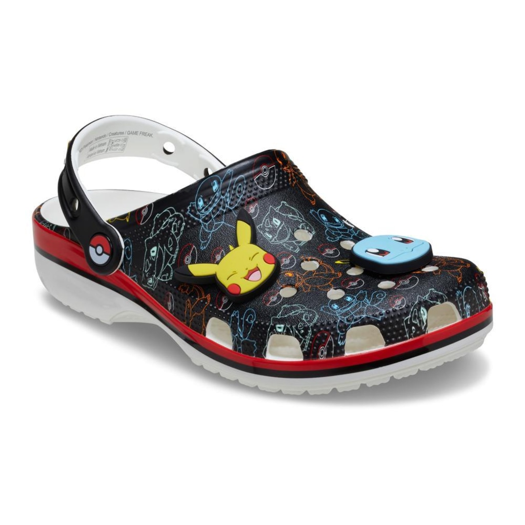 Imagem 2 do produto Sandália Adulto Crocs Classic Pokémon Estampado Clog Multi