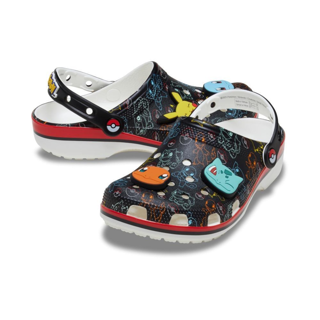 Imagem 4 do produto Sandália Adulto Crocs Classic Pokémon Estampado Clog Multi