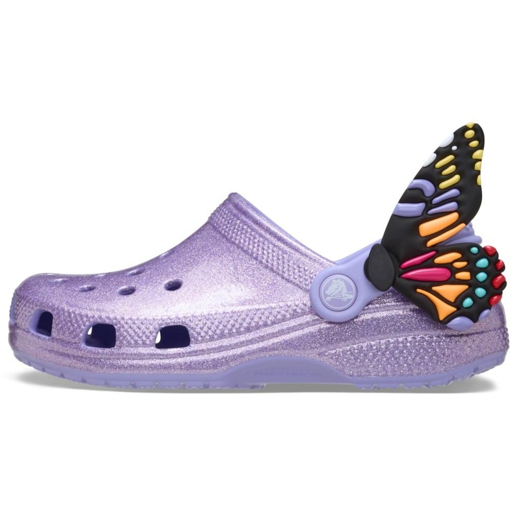 Imagem 3 do produto Sandália Infantil Crocs Classic I Am Butterfly Clog T Mystic