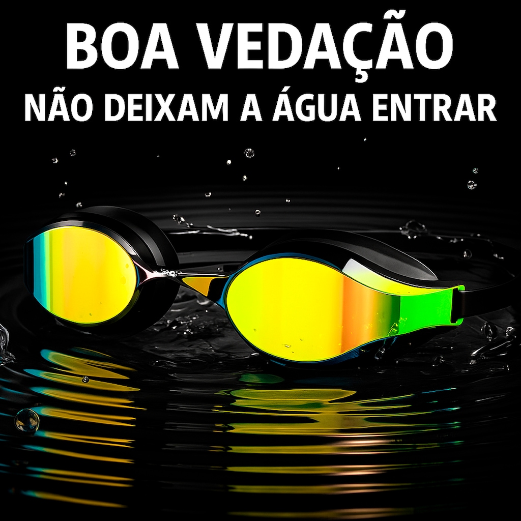 Imagem 5 do produto Óculos de Natação Gold Sports Cool Performance 6.0 - Espelhado HD