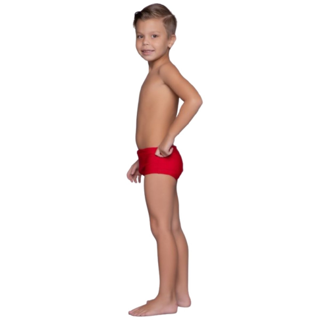 Imagem 2 do produto Sunga Slim Básica Vekyo Confortavel Para Verão Piscina Moda Praia Infantil