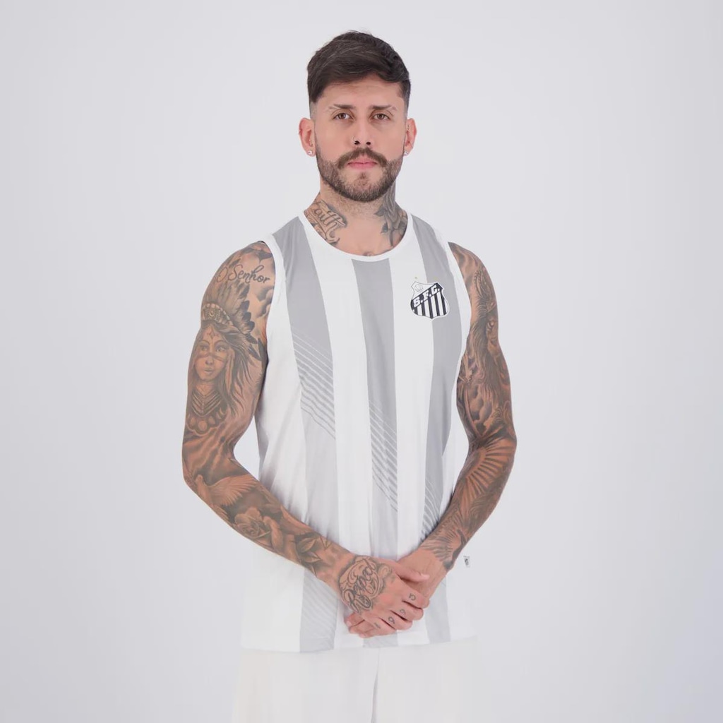 Imagem 2 do produto Regata Santos Listras Masculina