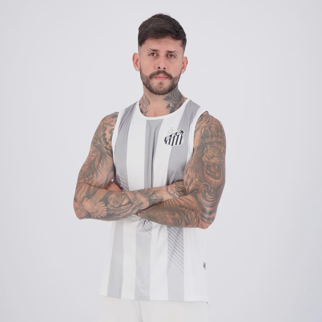 Imagem 3 do produto Regata Santos Listras Masculina