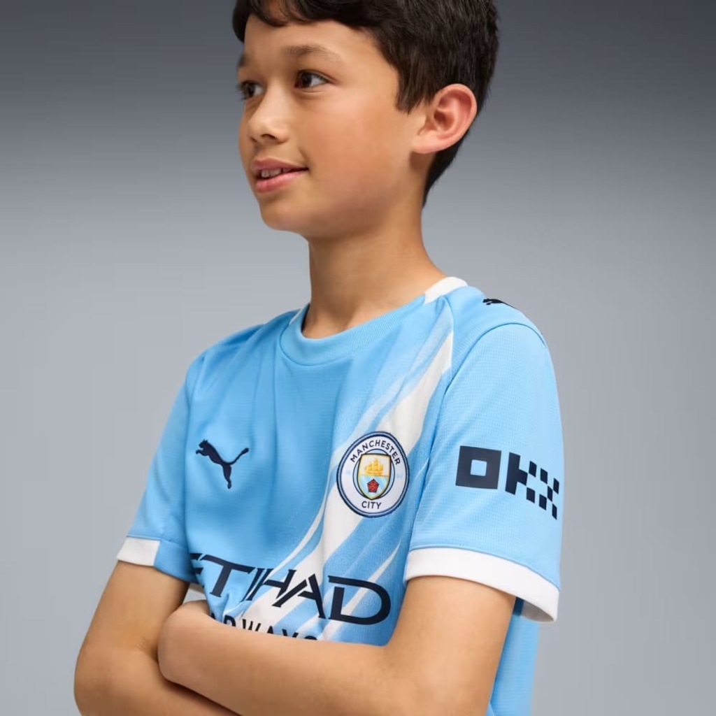 Imagem 3 do produto Camisa Manchester City I 25/26 Puma Infantil