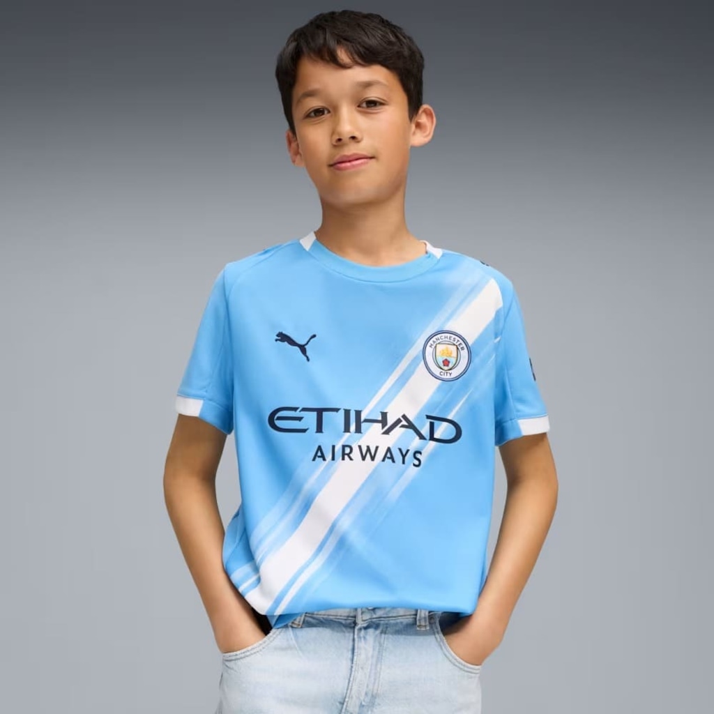 Imagem 4 do produto Camisa Manchester City I 25/26 Puma Infantil