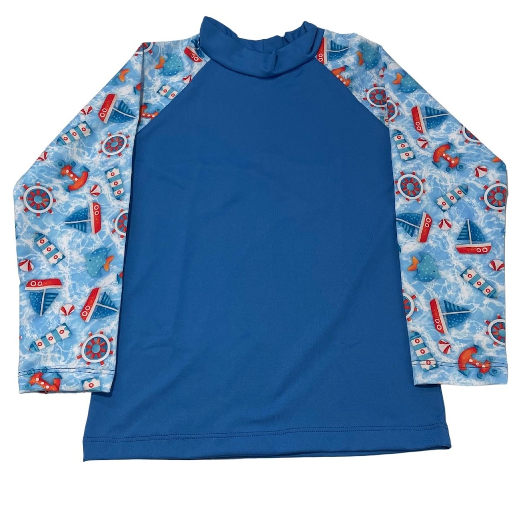 Imagem 4 do produto Blusa Termica Básica Vekyo Estampada Proteção Uv Verão Moda Praia Masculina