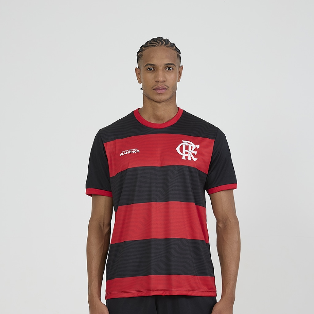 Imagem 5 do produto Kit Camisa Do Flamengo Camisa Confirm + Emoção Braziline - Masculino