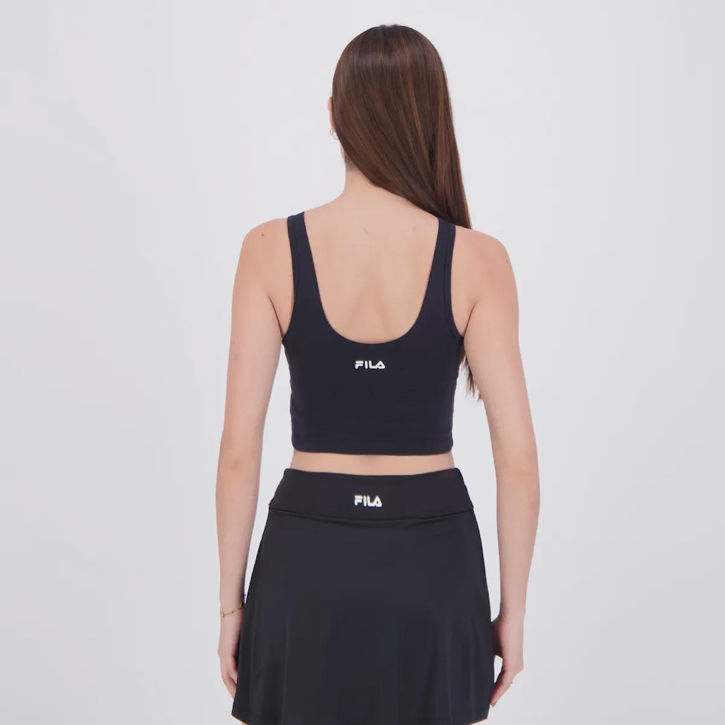 Imagem 4 do produto Top Fila Long Life Ribbed Feminino