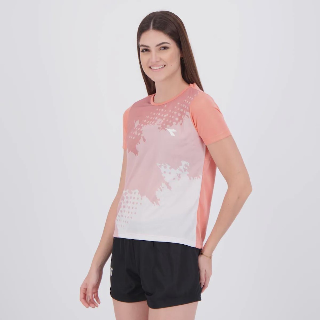 Imagem 3 do produto Camiseta Diadora Esportiva Logo Feminina