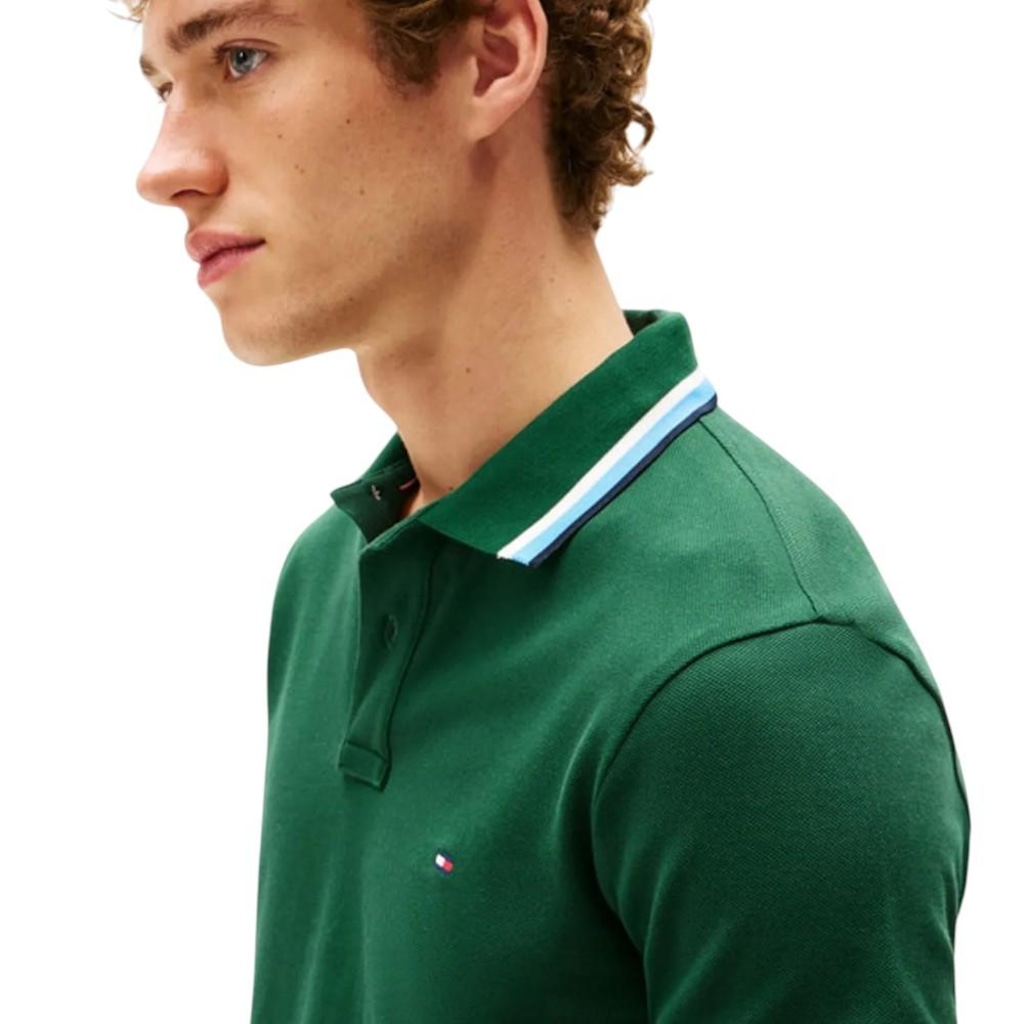 Imagem 5 do produto Camisa Polo Tommy Hilfiger Cuff Interest Slim Fit Masculina