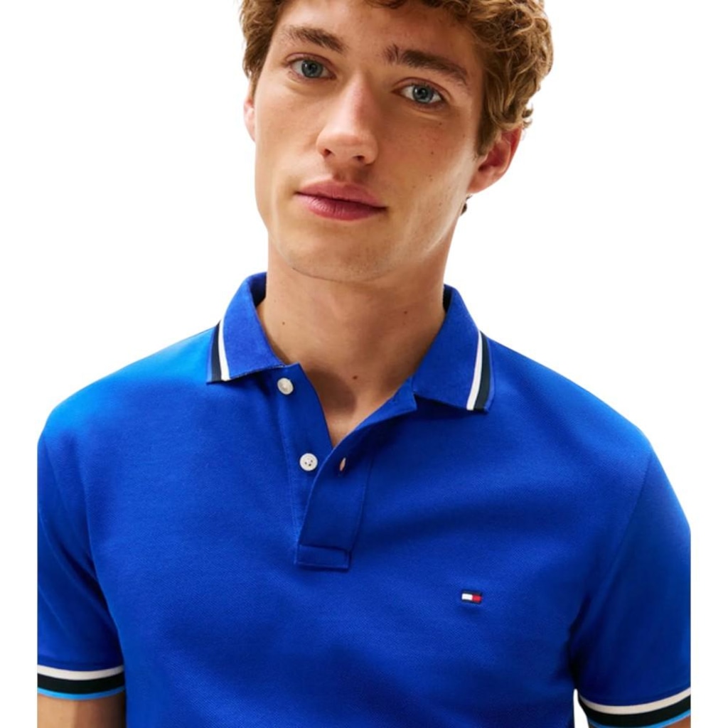 Imagem 5 do produto Camisa Polo Tommy Hilfiger Cuff Interest Slim Fit Masculina