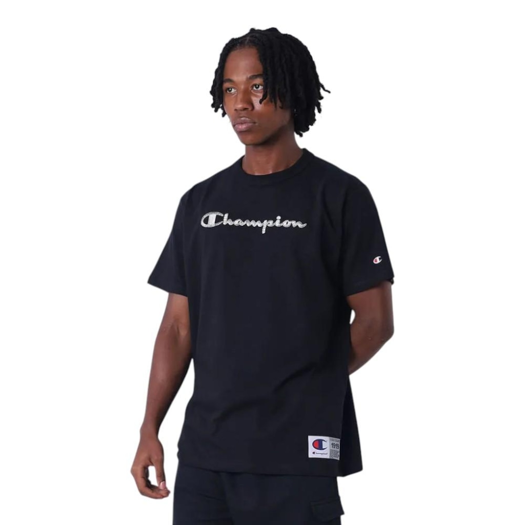 Imagem 2 do produto Camiseta Champion Malhão Heritage Script Rust Masculina