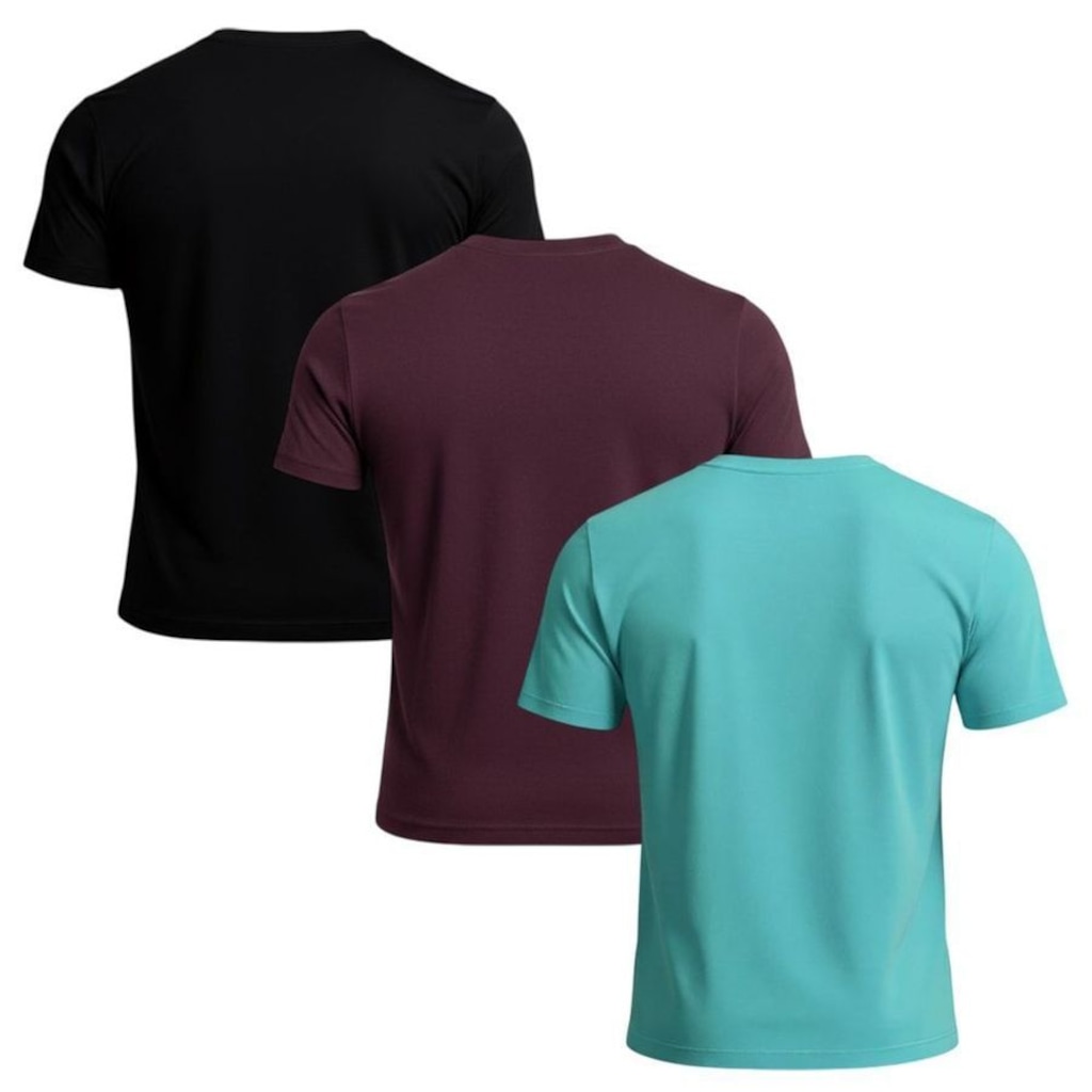 Imagem 2 do produto Kit 3 Camisetas Diadora Small Logo Masculina