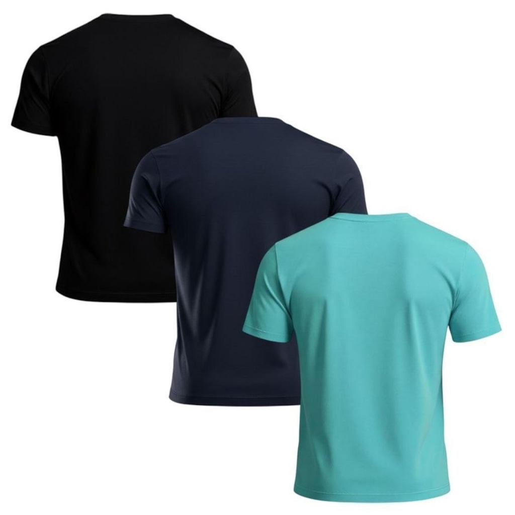Imagem 2 do produto Kit 3 Camisetas Diadora Small Logo Masculina