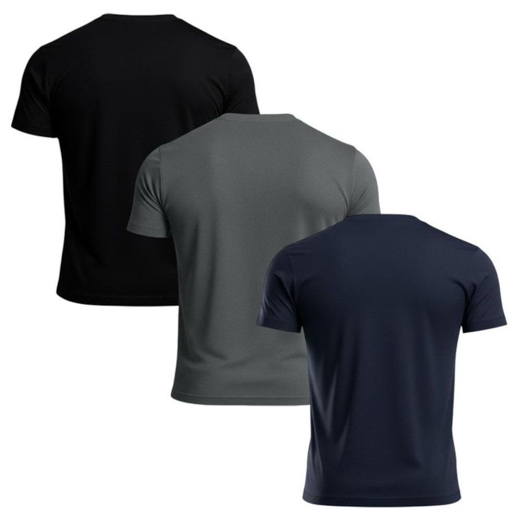Imagem 2 do produto Kit 3 Camisetas Diadora Small Logo Masculina