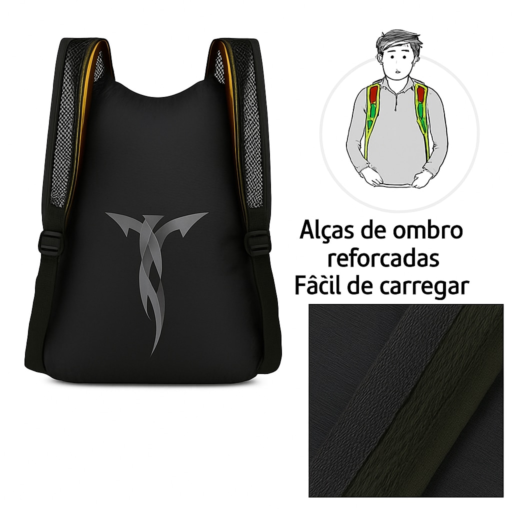 Imagem 3 do produto Mochila Gold Sports Dobrável Portátil Premium 20 litros