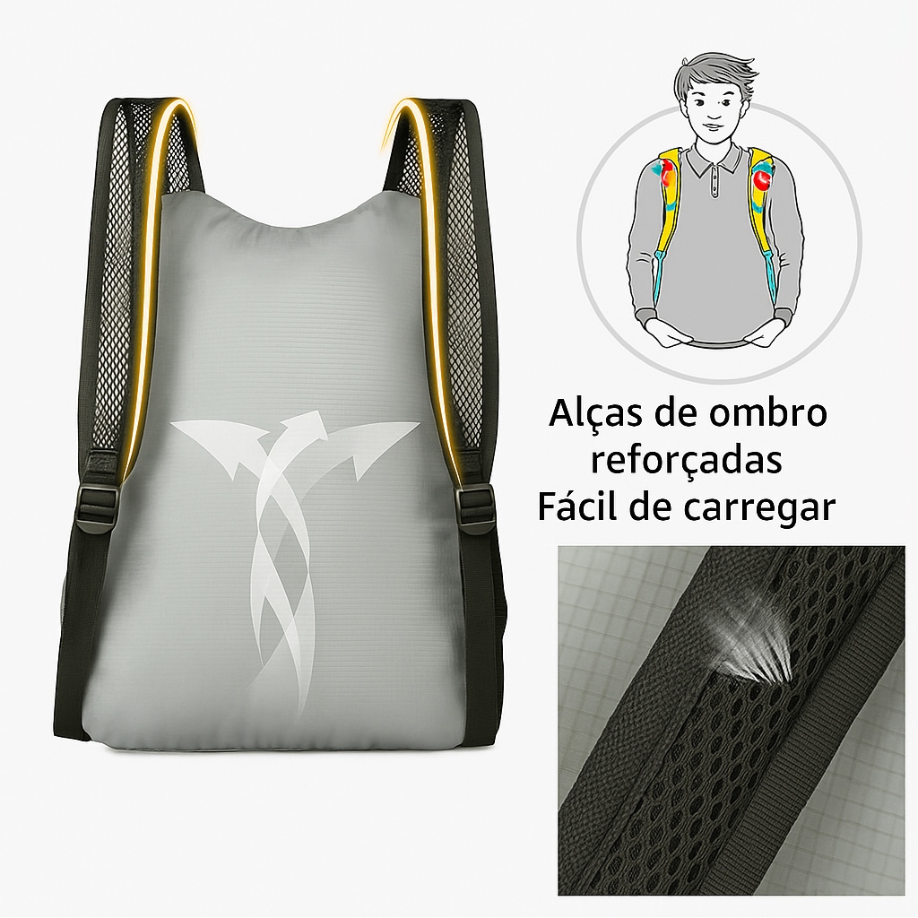 Imagem 3 do produto Mochila Gold Sports Dobrável Portátil Premium 20 litros