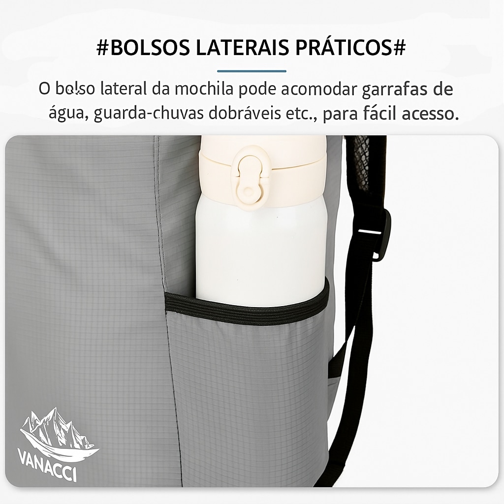 Imagem 4 do produto Mochila Gold Sports Dobrável Portátil Premium 20 litros