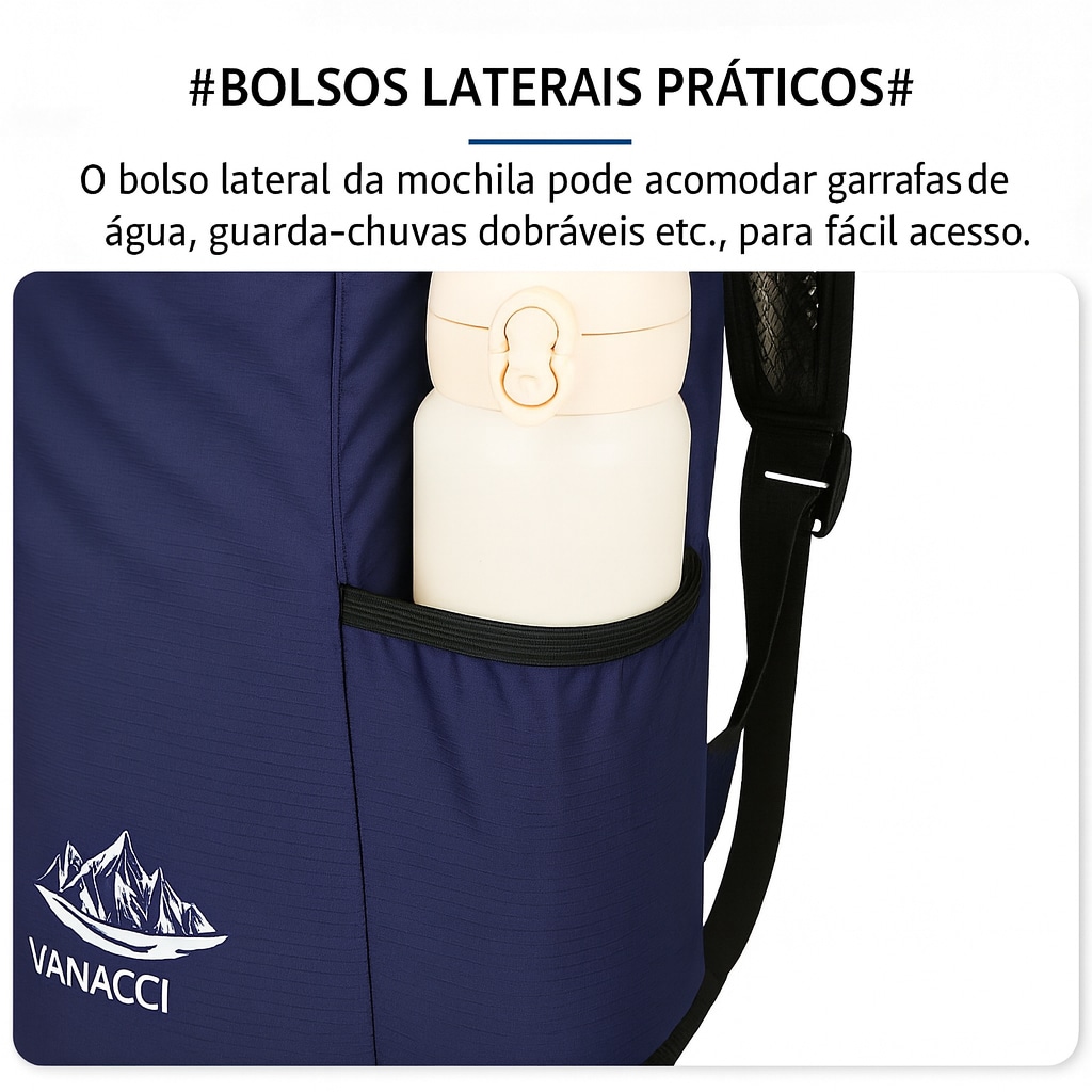 Imagem 4 do produto Mochila Gold Sports Dobrável Portátil Premium 20 litros