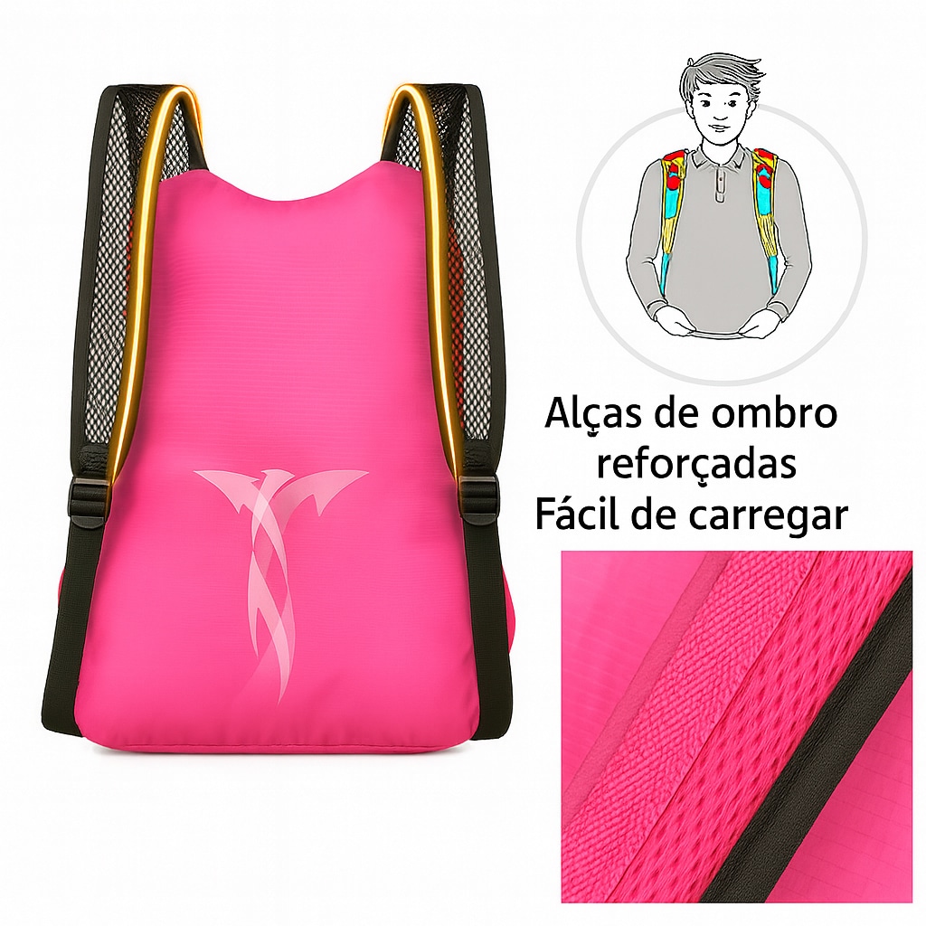 Imagem 3 do produto Mochila Gold Sports Dobrável Portátil Premium 20 litros