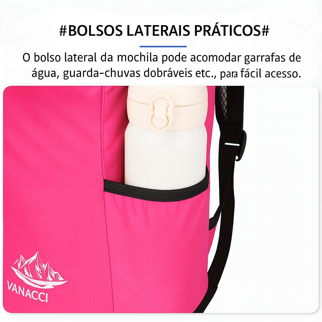Imagem 4 do produto Mochila Gold Sports Dobrável Portátil Premium 20 litros