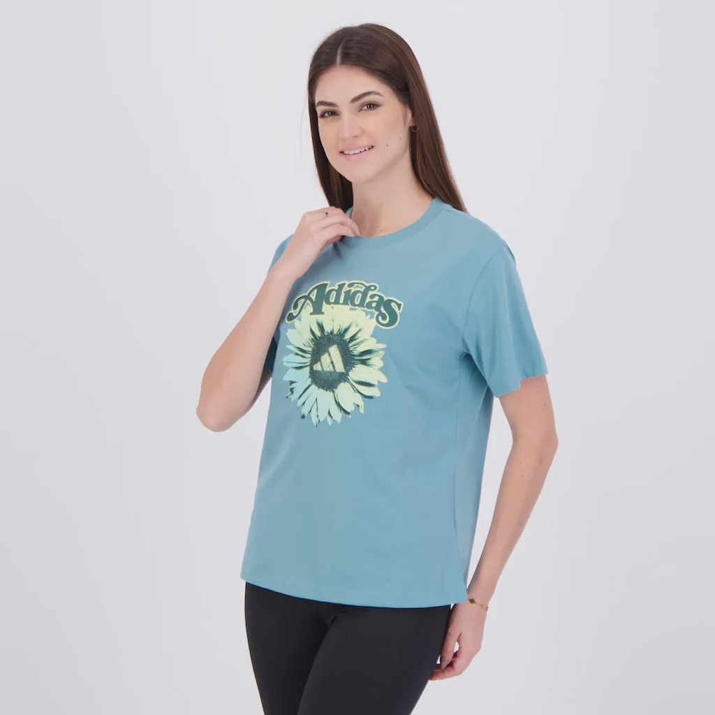 Imagem 3 do produto Camiseta adidas Floral Feminina