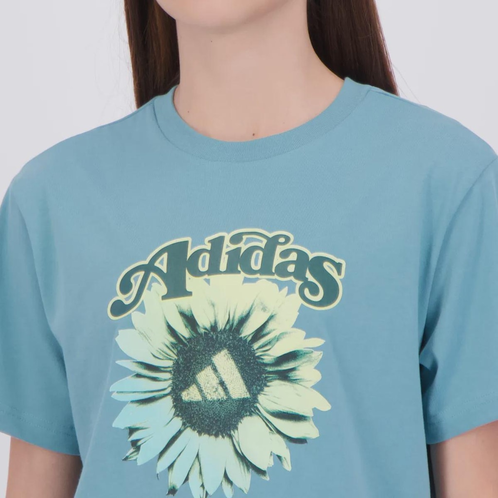 Imagem 5 do produto Camiseta adidas Floral Feminina